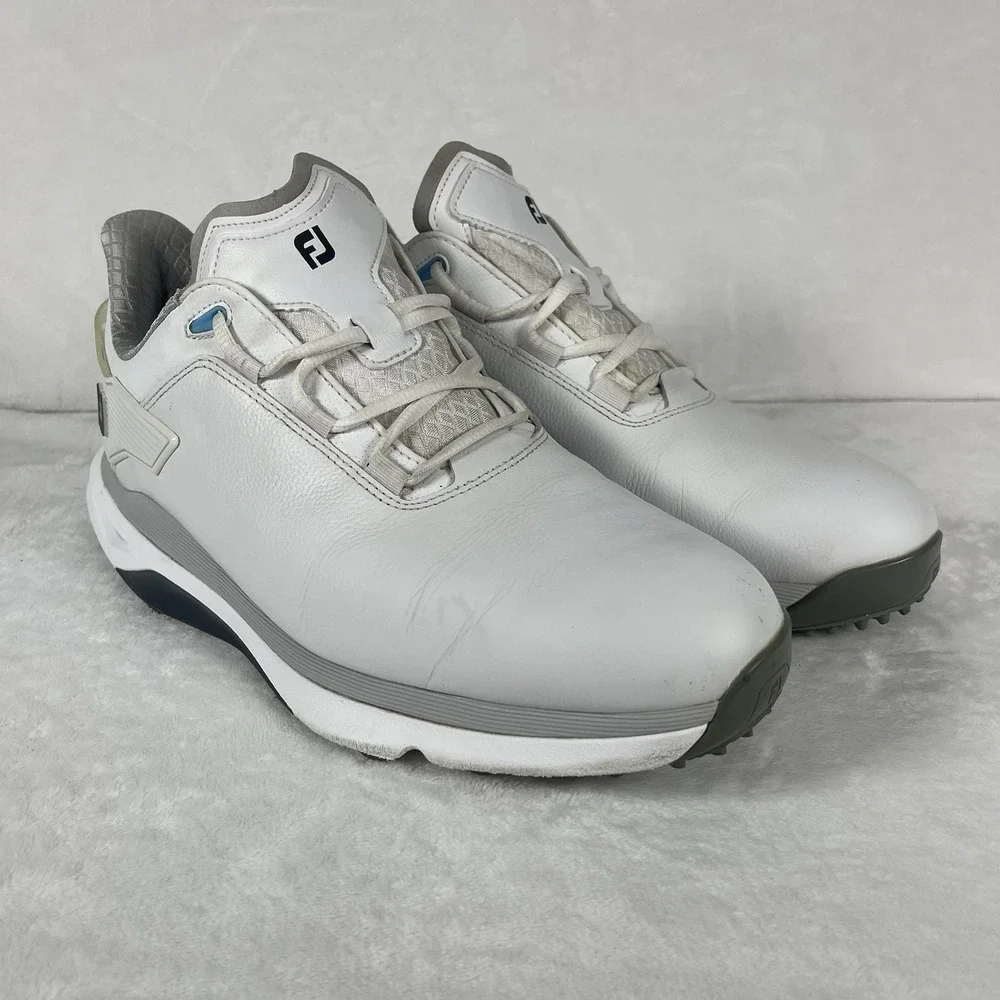 FootJoy Pro SLX Golf Shoes Mens 11 White Leather Spikeless Ortholight 56912